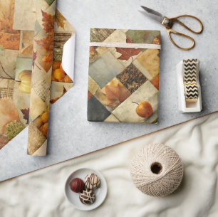 Autumn Paper Collage 02