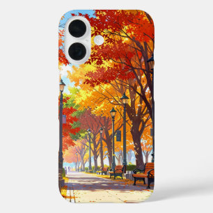 Autumn Park Path iPhone 16 Case