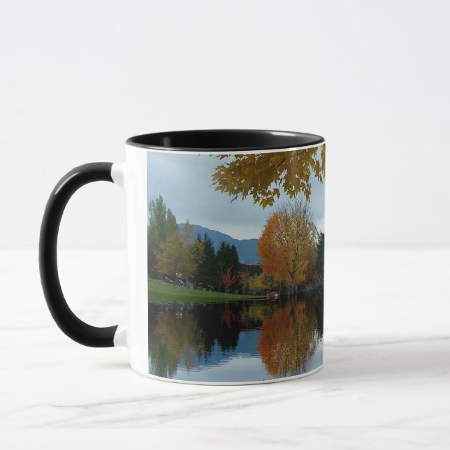 Autumn park photoraphy mug (Left)