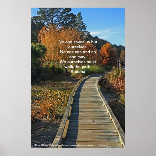 Autumn path poster (Front)
