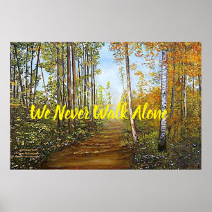 "AUTUMN PATH POSTER" POSTER