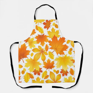 Autumn pattern apron
