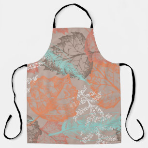 Autumn pattern apron
