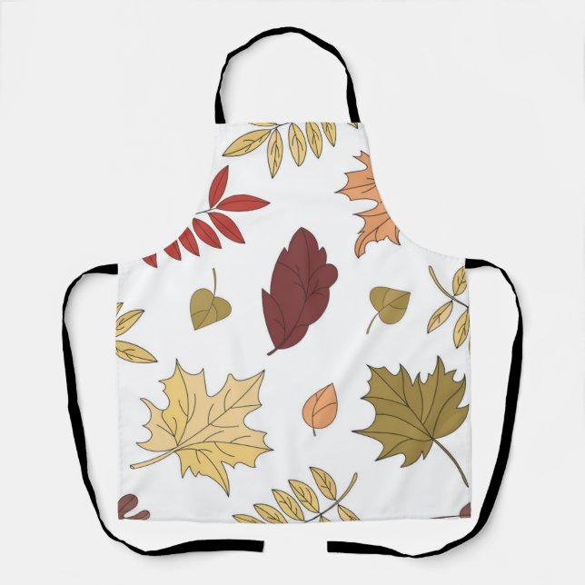 Autumn pattern apron (Front)