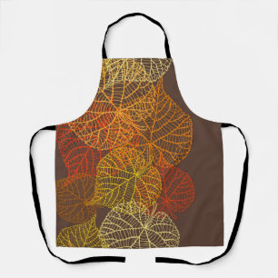 Autumn pattern apron