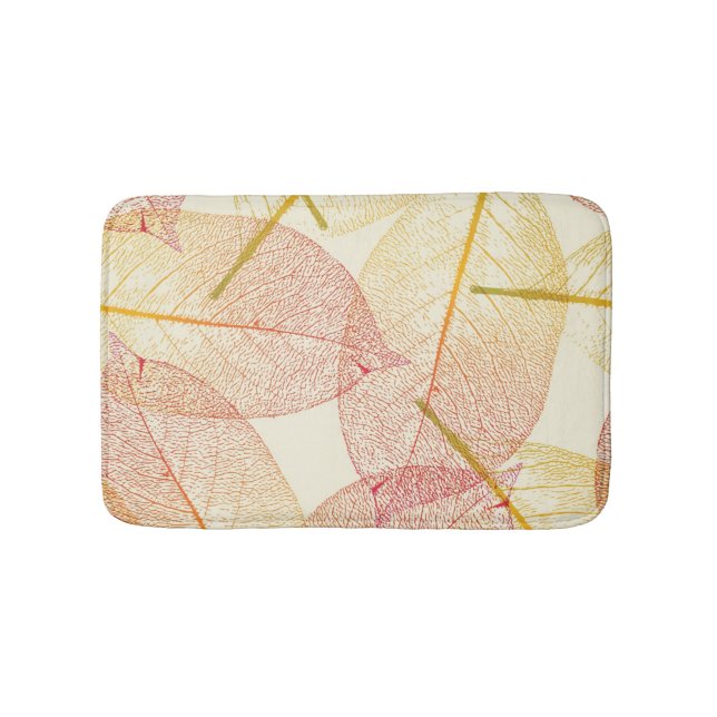 Autumn pattern bath mat (Front)