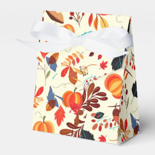 Autumn Pattern - Beautiful Season - Fall Favour Box
