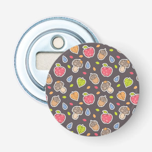 autumn pattern bottle opener