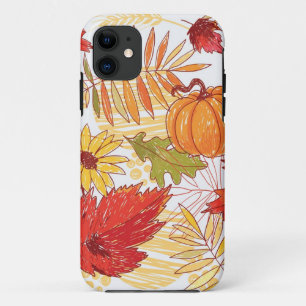 Autumn pattern iPhone 11 case