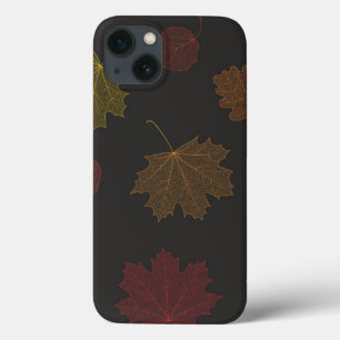 Autumn pattern iPhone 13 case
