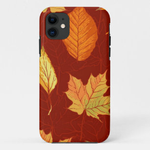 Autumn pattern iPhone 11 case