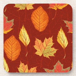 Autumn pattern coaster