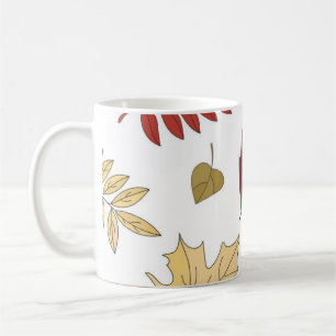 Autumn pattern coffee mug