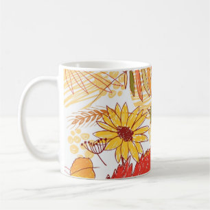 Autumn pattern coffee mug