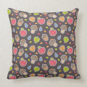 autumn pattern cushion