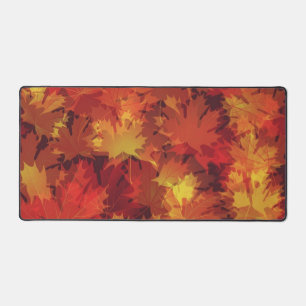 Autumn pattern desk mat