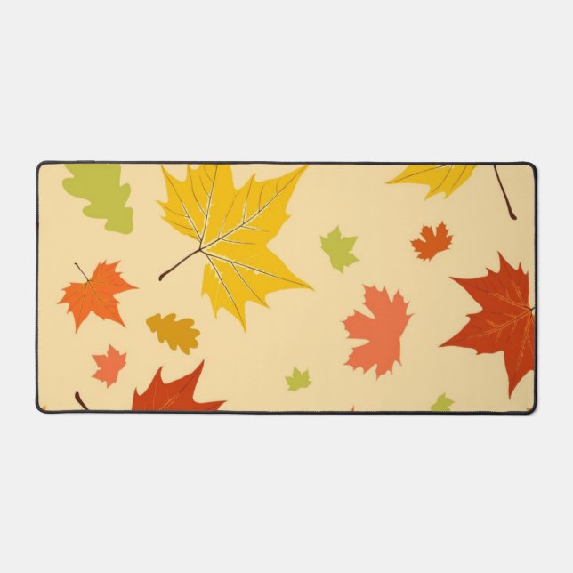Autumn pattern desk mat (Front)