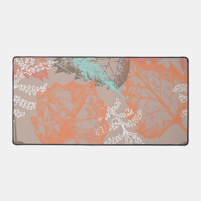 Autumn pattern desk mat (Front)