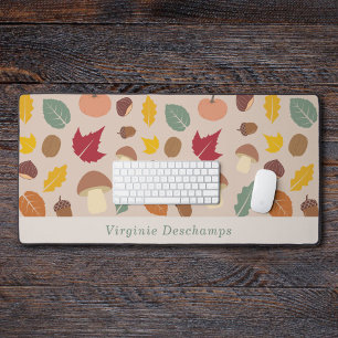Autumn Pattern Desk Mat
