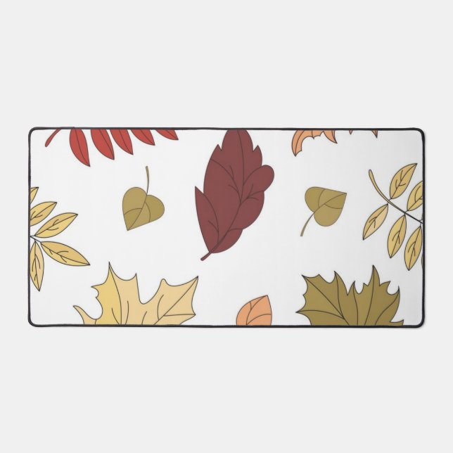 Autumn pattern desk mat (Front)