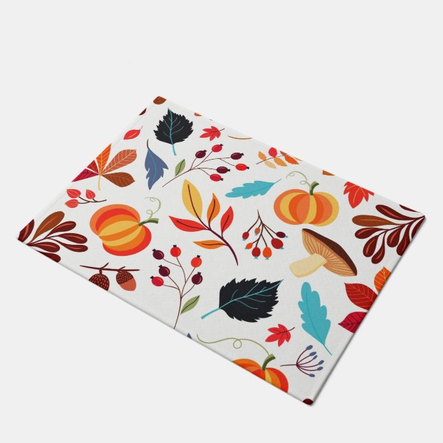 Autumn Pattern Doormat (Angled)