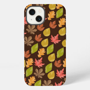 Autumn pattern iPhone 13 case