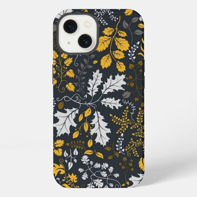 Autumn pattern iPhone case (Back)