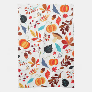 Autumn Pattern Kitchen Towel