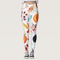Autumn Pattern Leggings