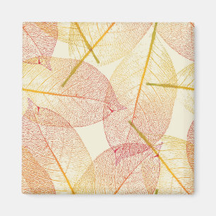 Autumn pattern magnet