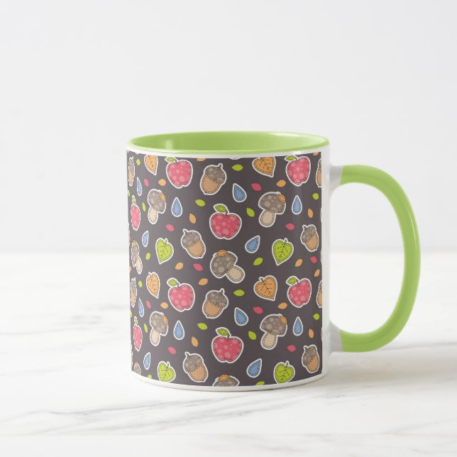 autumn pattern mug (Right)