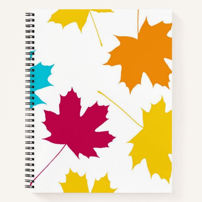Autumn pattern notebook (Front)