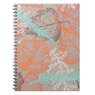 Autumn pattern notebook