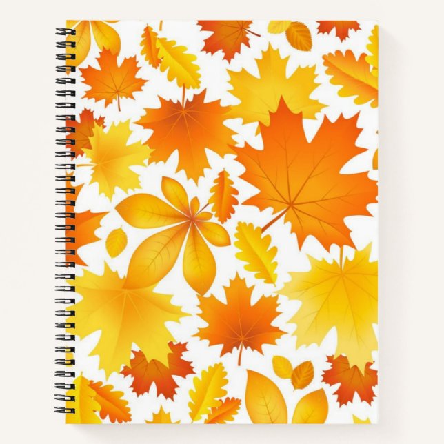 Autumn pattern notebook (Front)