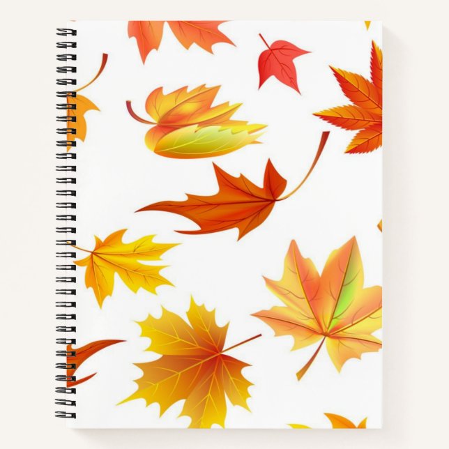 Autumn pattern notebook (Front)