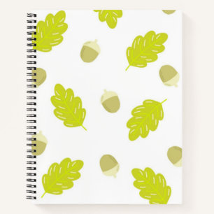 Autumn pattern notebook