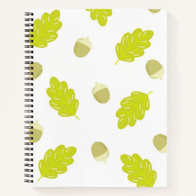 Autumn pattern notebook (Front)