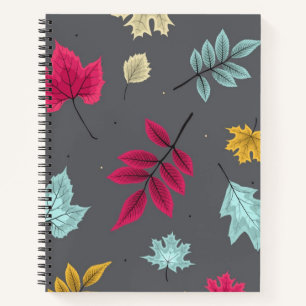 Autumn pattern notebook