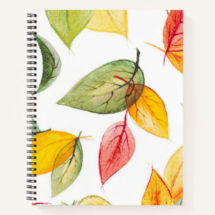 Autumn pattern notebook