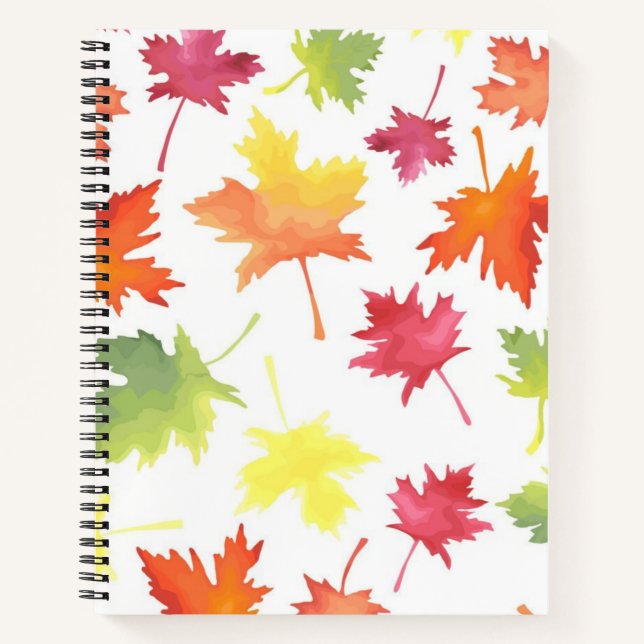 Autumn pattern notebook (Front)