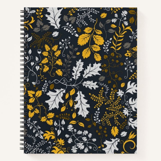 Autumn pattern notebook (Front)