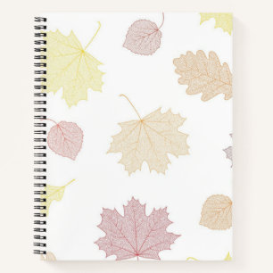 Autumn pattern notebook