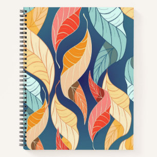 Autumn pattern notebook