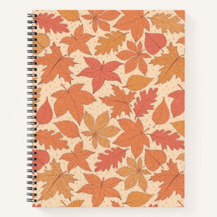 Autumn pattern notebook