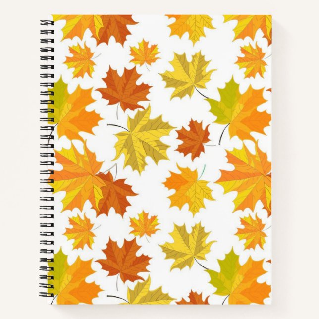 Autumn pattern notebook (Front)