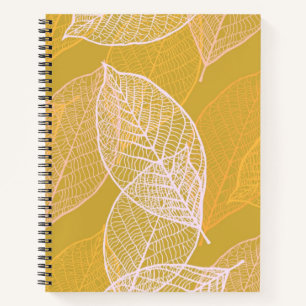 Autumn pattern notebook