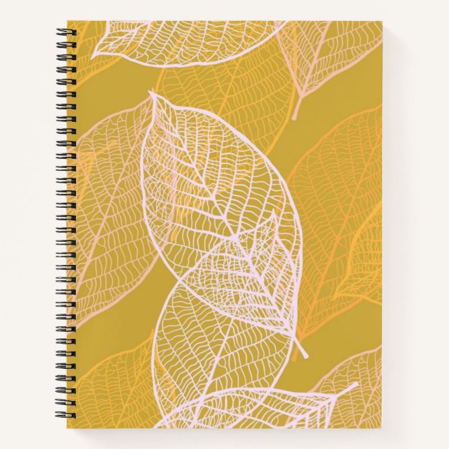 Autumn pattern notebook (Front)