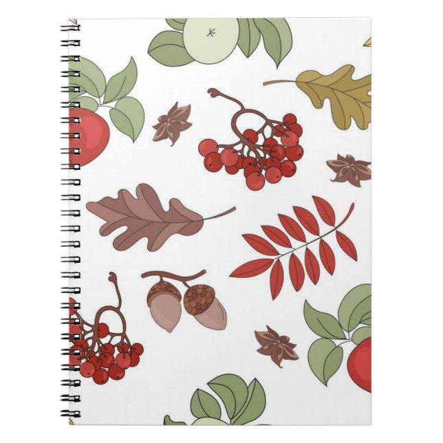 Autumn pattern notebook (Front)
