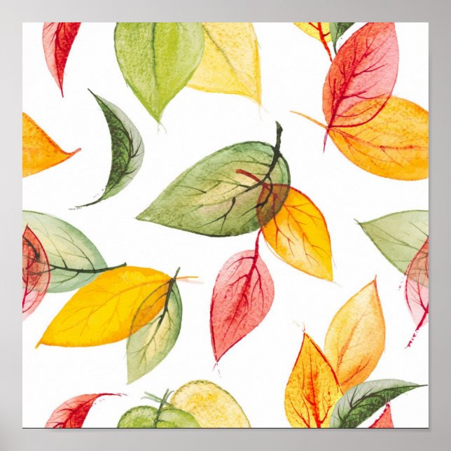 Autumn pattern poster (Front)