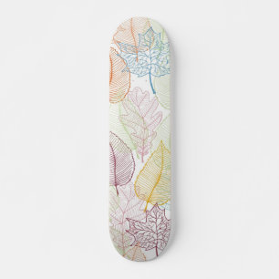 Autumn pattern skateboard